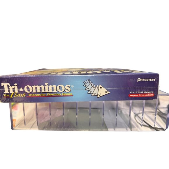 Tri-Ominos Triangular Domino Game Pressman 2002 Friendship Edition - Picture 6 of 6